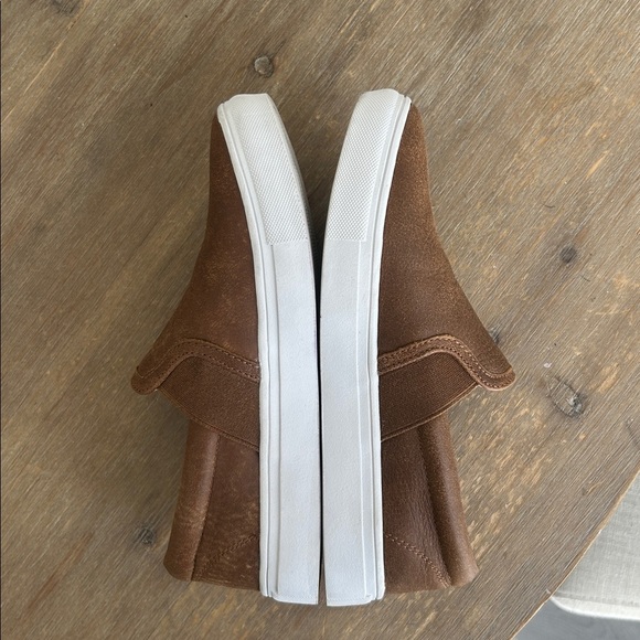 Roots Tan Leather Slip On Shoes Women’s Size 5.5 - Picture 11 of 16